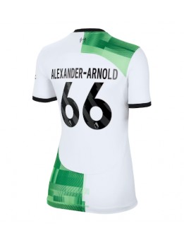 Billige Liverpool Alexander-Arnold #66 Bortedrakt Dame 2023-24 Kortermet